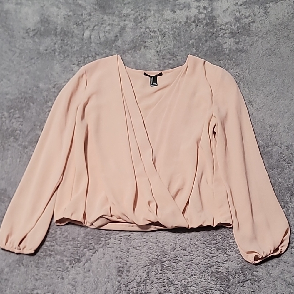 Forever 21 Elegant Blush Pink Women's Top